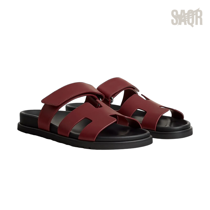 Hermès Chypre Sandals – Rouge H - View 1