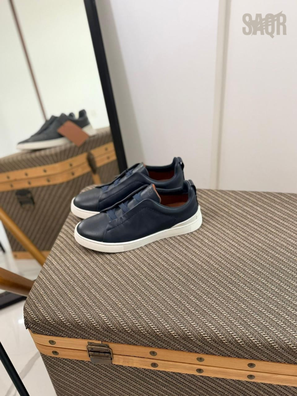 Zegna TrailFlex Suede Slip-On Sneakers – Sandstone Edition