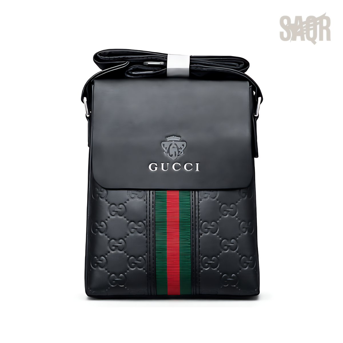 Gucci Bag | GG Embossed Black Crossbody