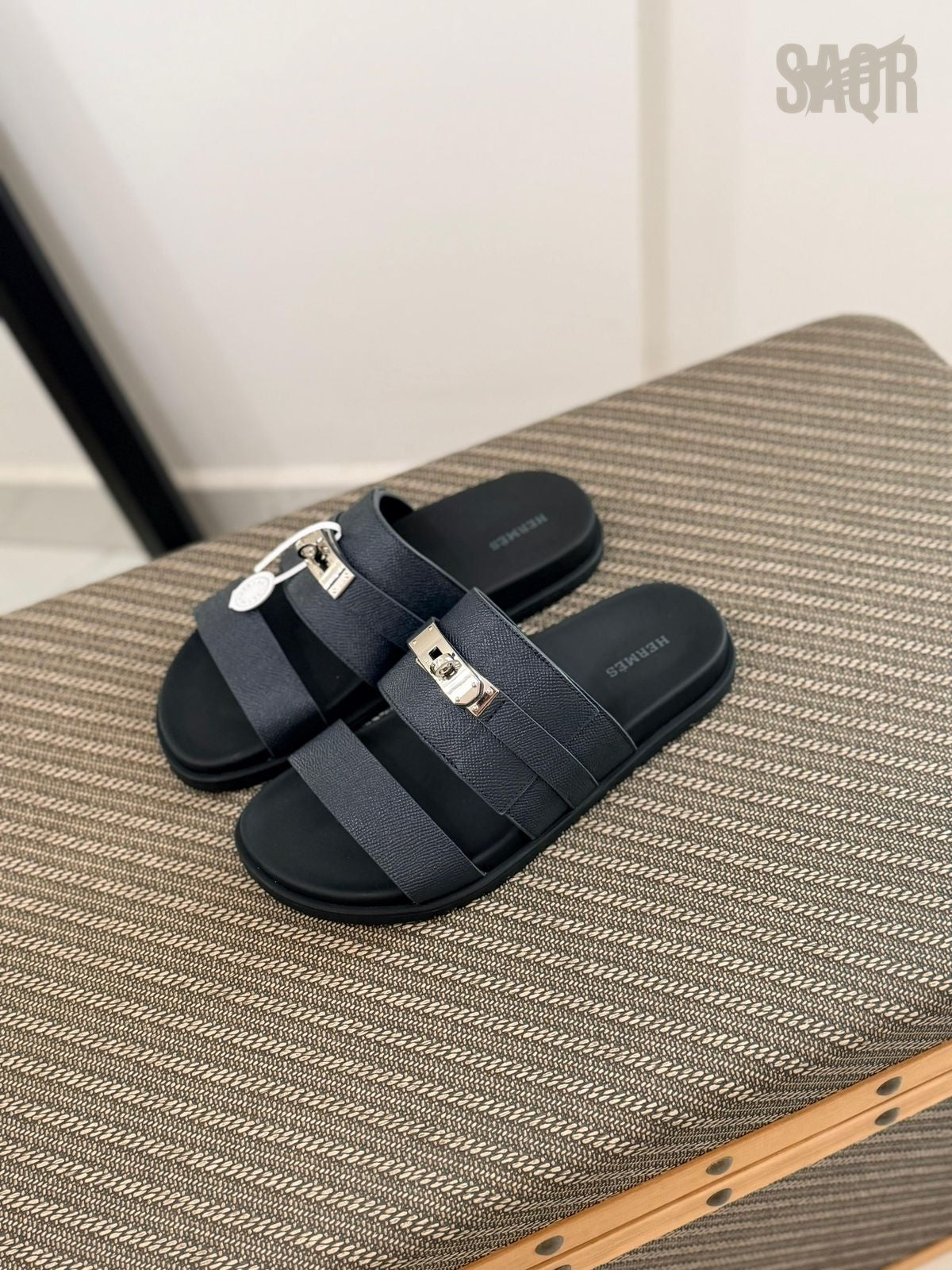 Hermès Chypre Sandals (Brown Suede)