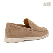 Loro Piana Suede Slip-On Loafers – Beige - View 2