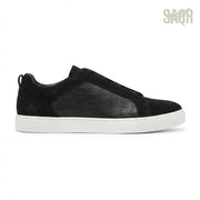 Zegna Triple Stitch Sneakers – Black - View 1