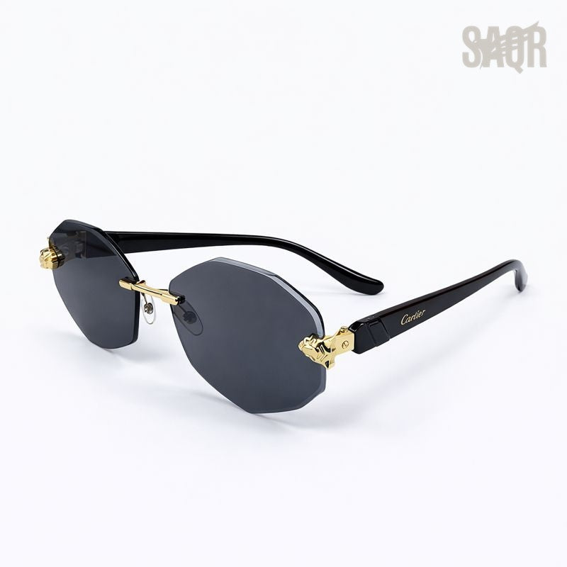 Cartier Glasses | Retro Round Black