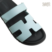 Hermès Chypre Sandals – Bleu Brume - View 2