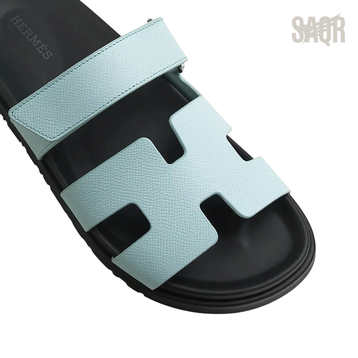 Hermès Chypre Sandals – Bleu Brume - View 2