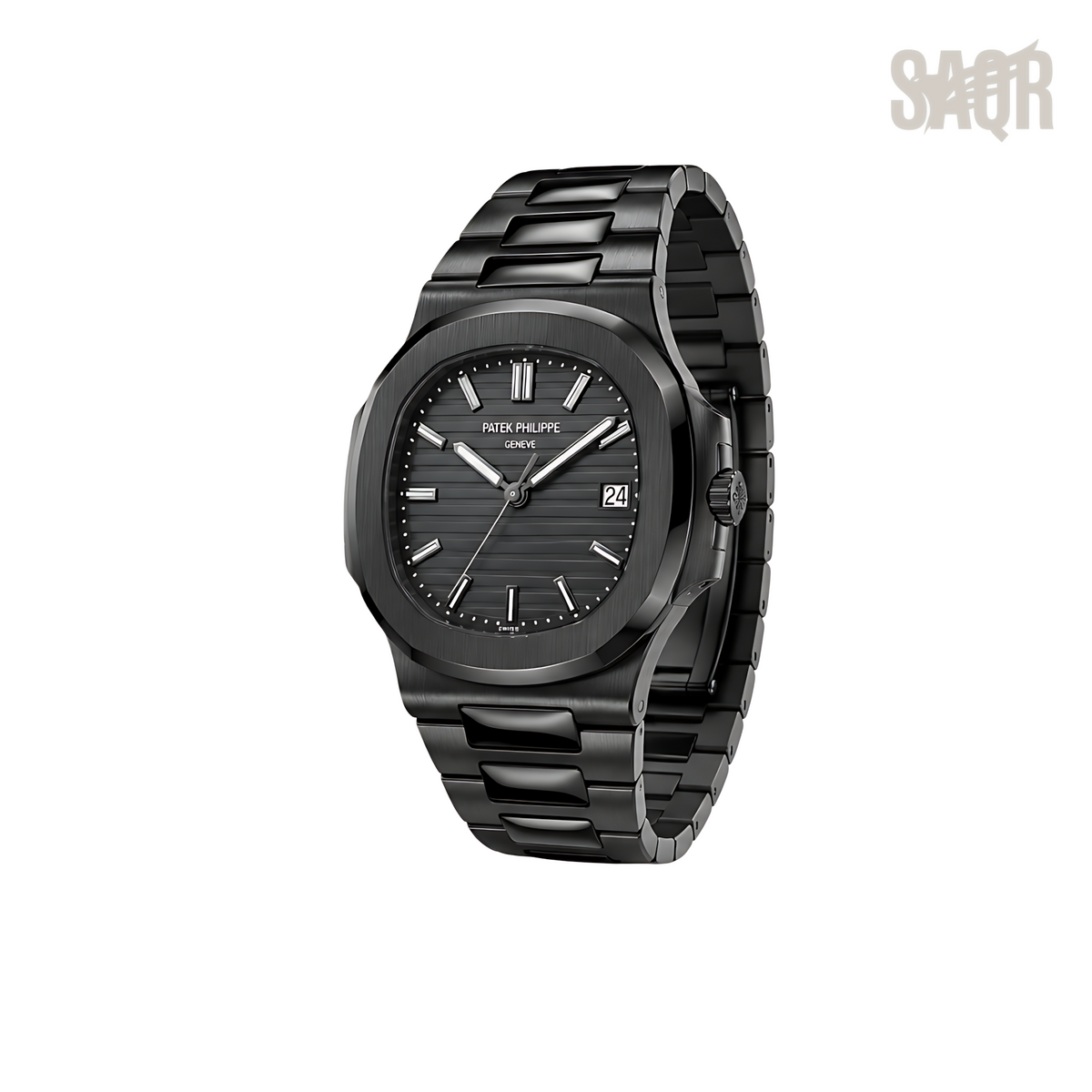 Patek Philippe Nautilus 5711 Black Textured Dial Matte Black Watch - image 3