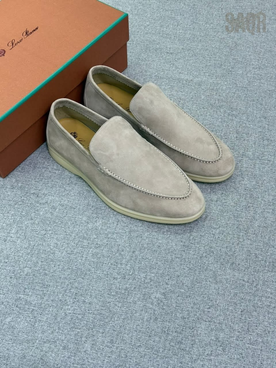 Loro Piana Summer Walk Suede Loafers – Linen - View 5