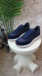 Loro Piana Week End Walk Sneakers – Navy Blue - View 5