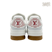 Louis Vuitton LV Trainer Sneakers – White & Light Brown - View 2