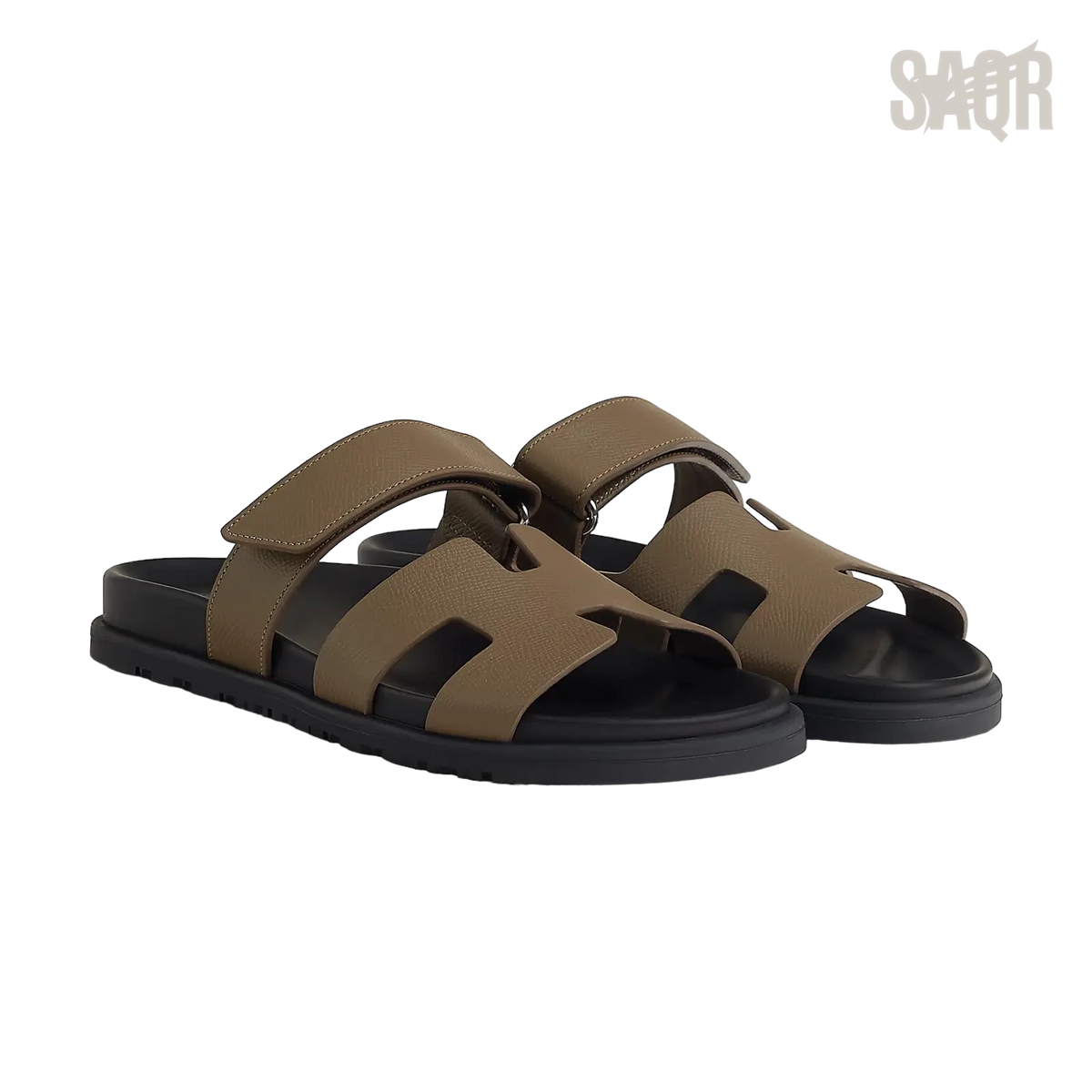 Hermès Chypre Sandals – Étoupe - View 1