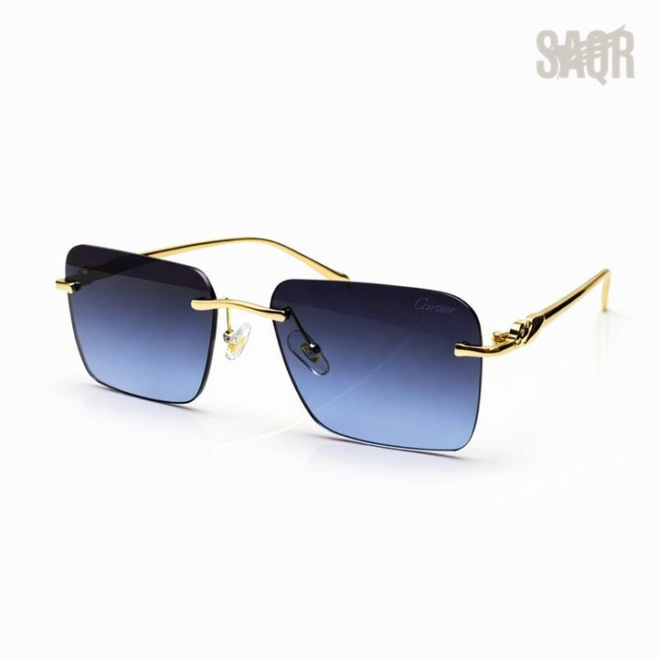 Cartier Glasses | Signature Accent Blue Gold