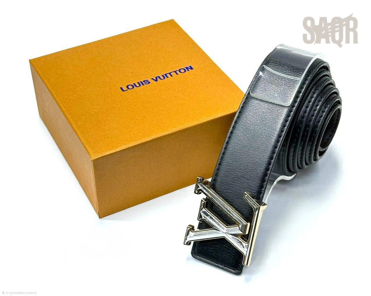 Louis Vuitton | LV Heart Epi Leather Belt – Silver – Product Image 1
