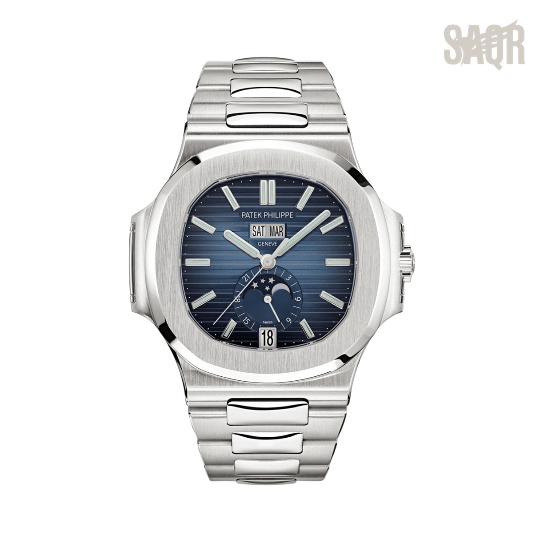 Patek Philippe | Nautilus Gradient Blue Dial - Free & Fast UAE Shipping