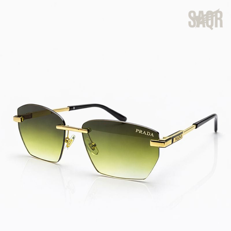 Prada — Classic Square Aviator Sunglasses
