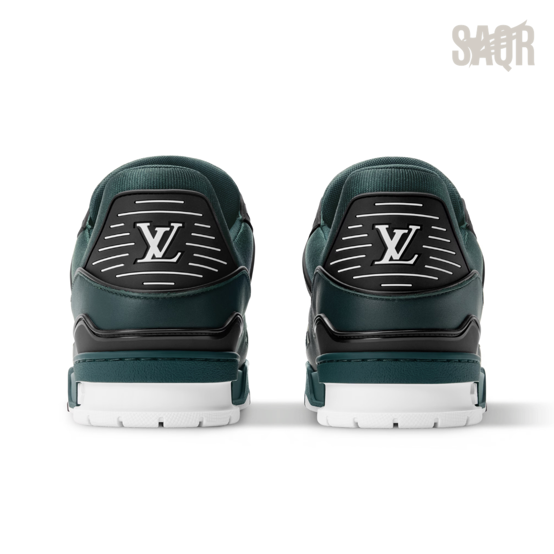 Louis Vuitton LV Trainer Sneakers Striped – Green - View 3