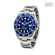 Rolex Submariner Date Blue Dial Silver Watch - image 2