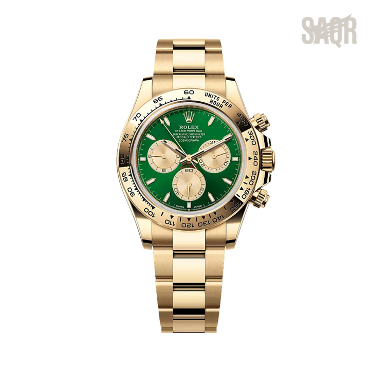 Rolex Watch | Daytona Gold Green Dial