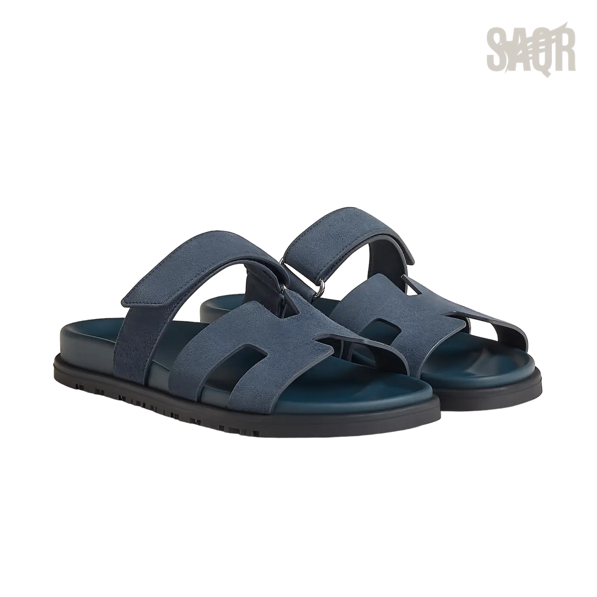 Hermès Chypre Sandals – Bleu Céleste - View 1