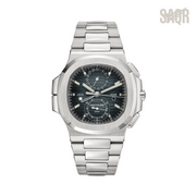 Patek Philippe | Nautilus Time Sunburst Blue Dial - Free & Fast UAE Shipping