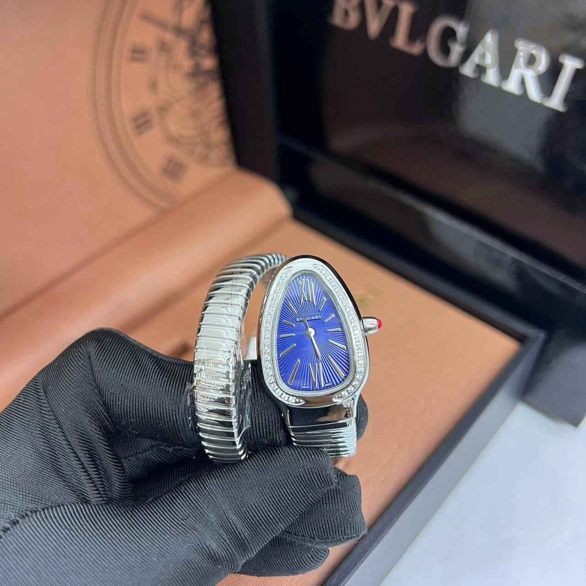 Bvlgari Watch | Serpenti Tubogas Blue Dial