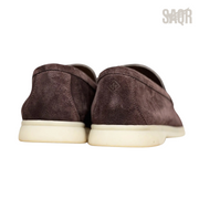 Loro Piana Summer Suede Shoes – Chocolate Brown - View 3