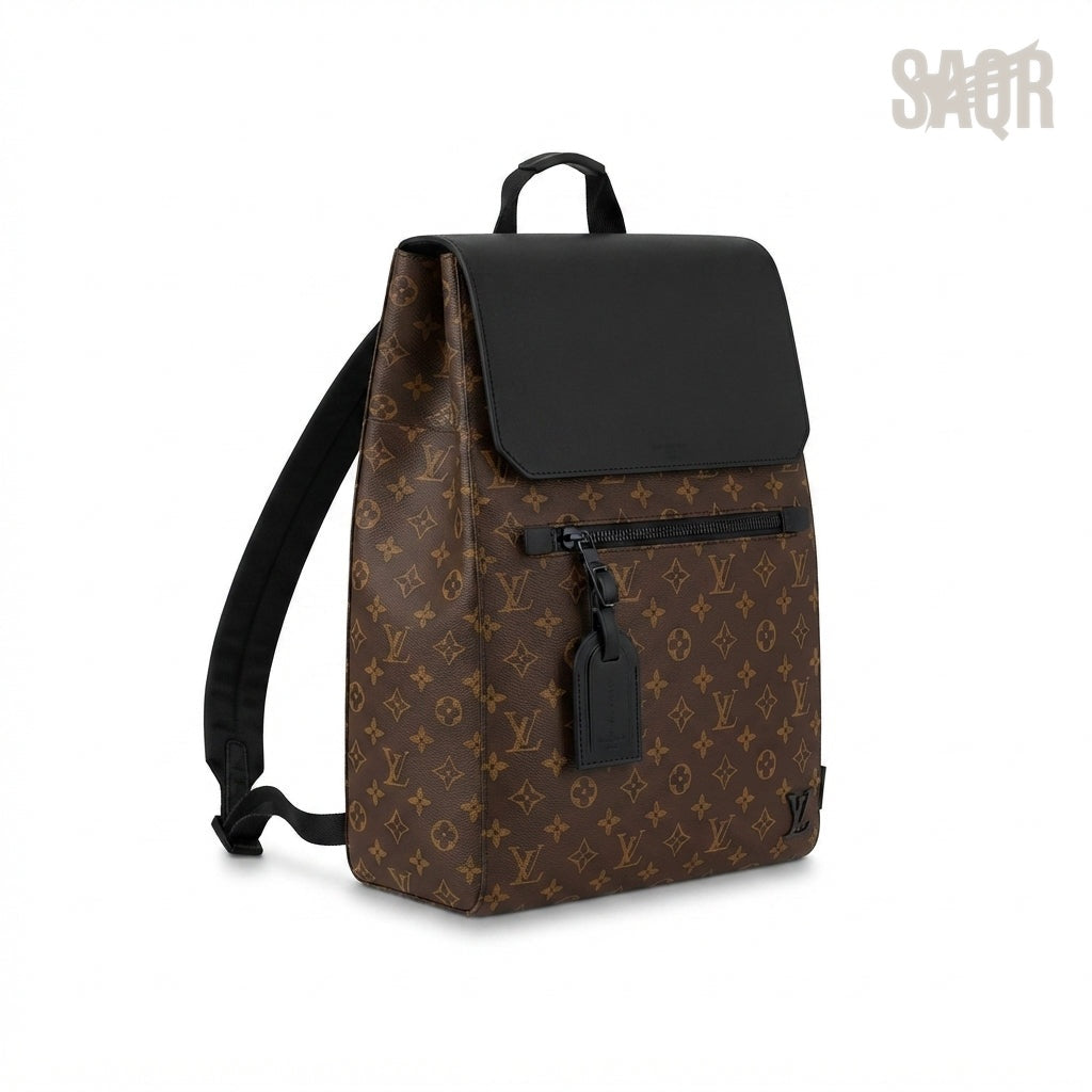 Louis Vuitton Monogram-Patterned Canvas Backpack – Brown - View 1