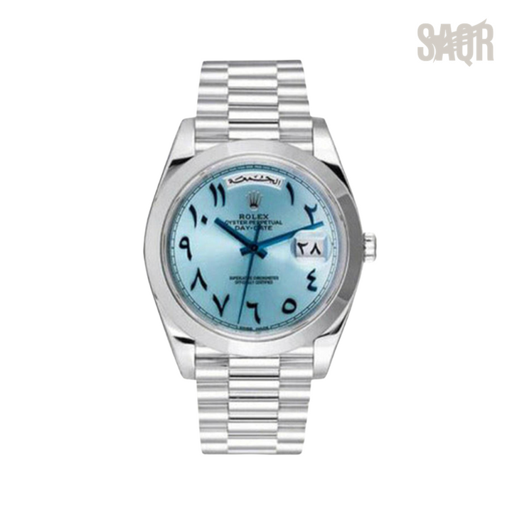 Rolex Watch | Day-Date Arabic Sky Blue