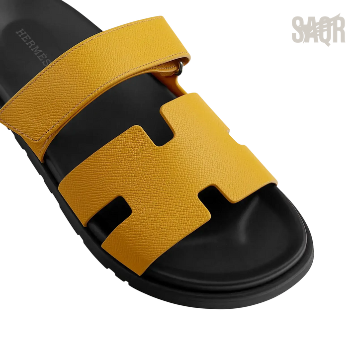 Hermès Chypre Sandals – Jaune Topaze - View 2