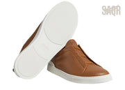 Zegna Footwear | Triple Stitch Coffee