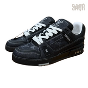 Louis Vuitton LV Trainer Denim Sneaker – Black - View 4