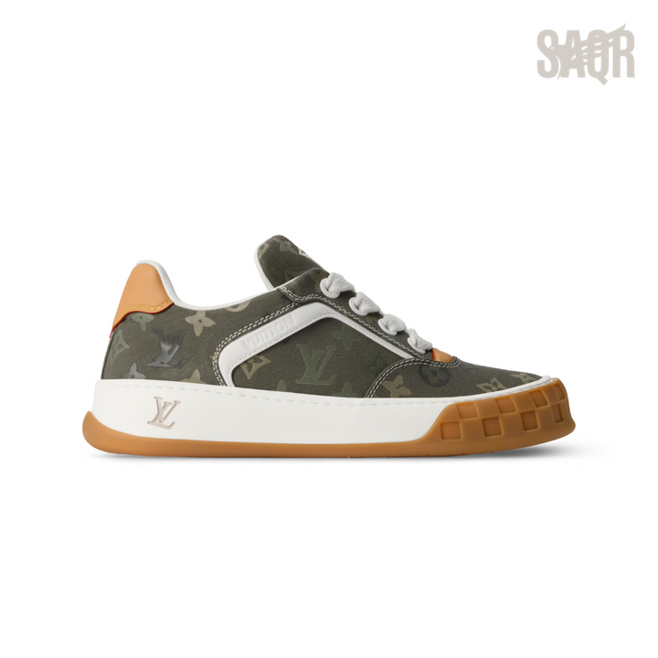 Louis Vuitton LV Tilted Sneaker – Green & Brown - View 1