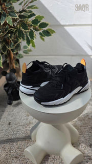 Louis Vuitton LV Tatic Knit Sneakers – Black & White - View 5