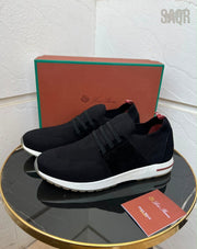 Loro Piana 360 LP Flexy Walk Knit Sneakers – Black - View 5