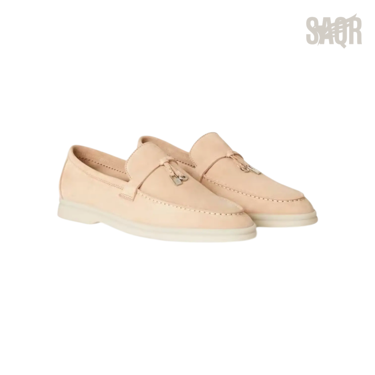 Loro Piana Summer Charms Loafers – Pink Sand - View 1