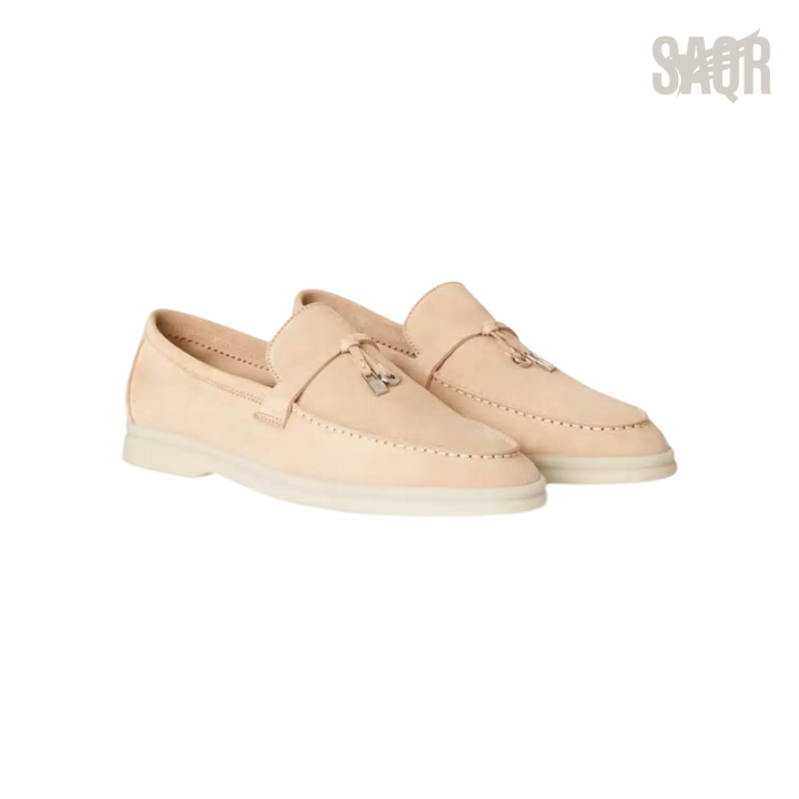 Loro Piana Summer Charms Loafers – Pink Sand - View 1