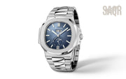 Patek Watch | Nautilus Annual Calendar, Blue Dial