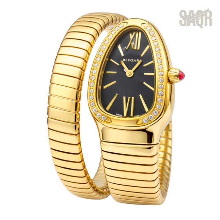 Bvlgari Watch | Serpenti Tubogas Black Dial
