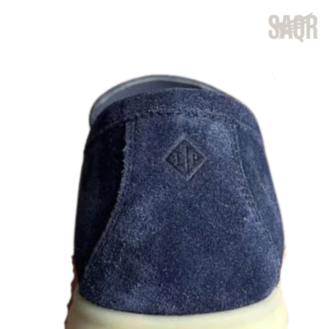 Loro Piana Summer Walk Suede Loafers – Navy - View 3
