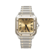 Cartier Watch | Santos de Cartier Two-Tone Yellow Dial