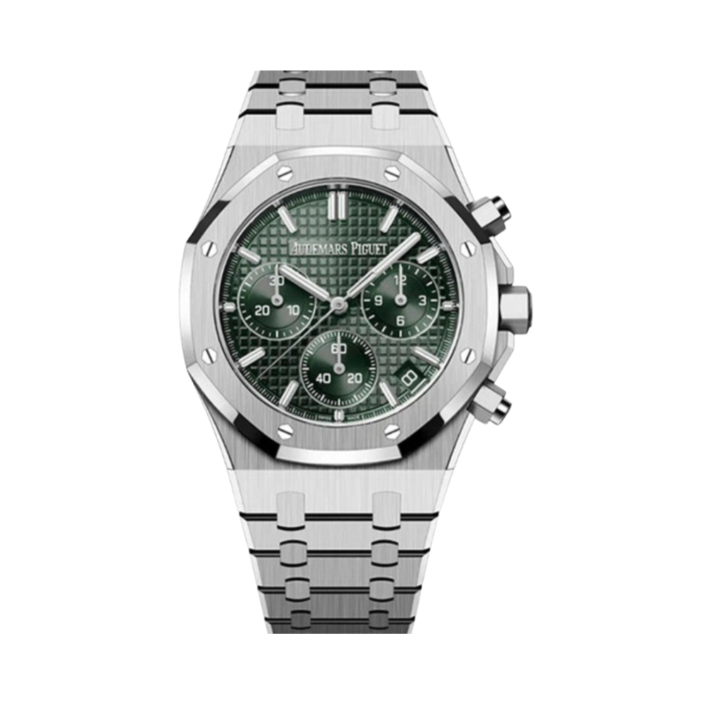 Audemars Piguet Watch | Royal Oak Selfwinding Chronograph Stainless Steel Khaki Green Dial