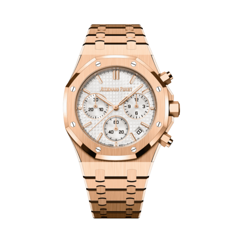 Audemars Piguet Watch | Royal Oak Selfwinding Chronograph Stainless Gold Steel White Dial